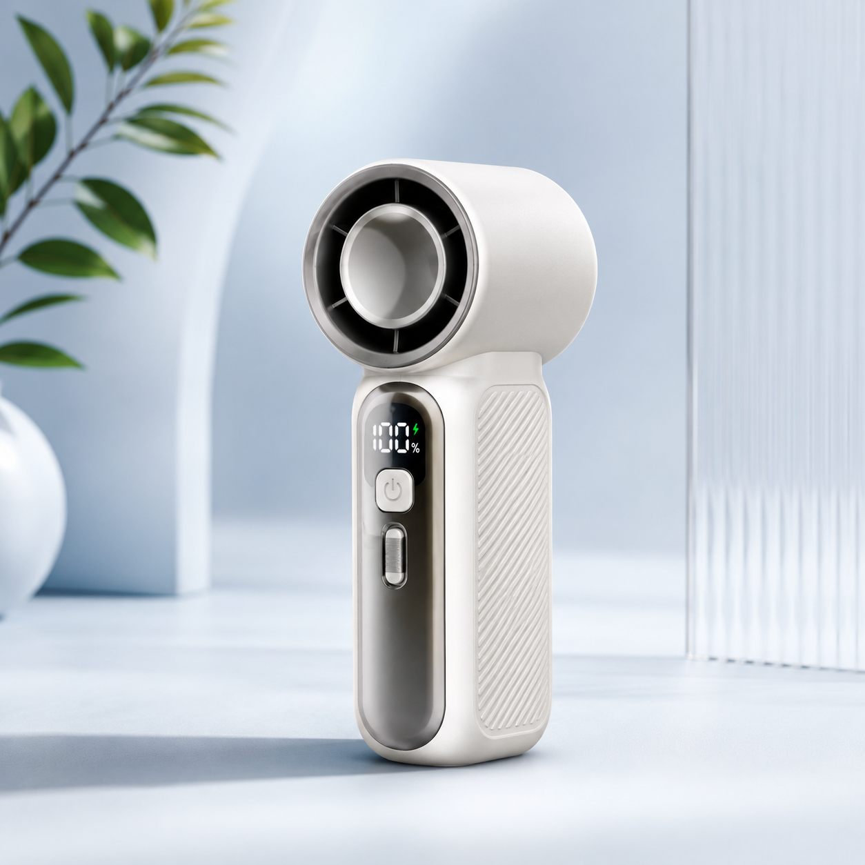 100-Speed Turbo Handheld Fan