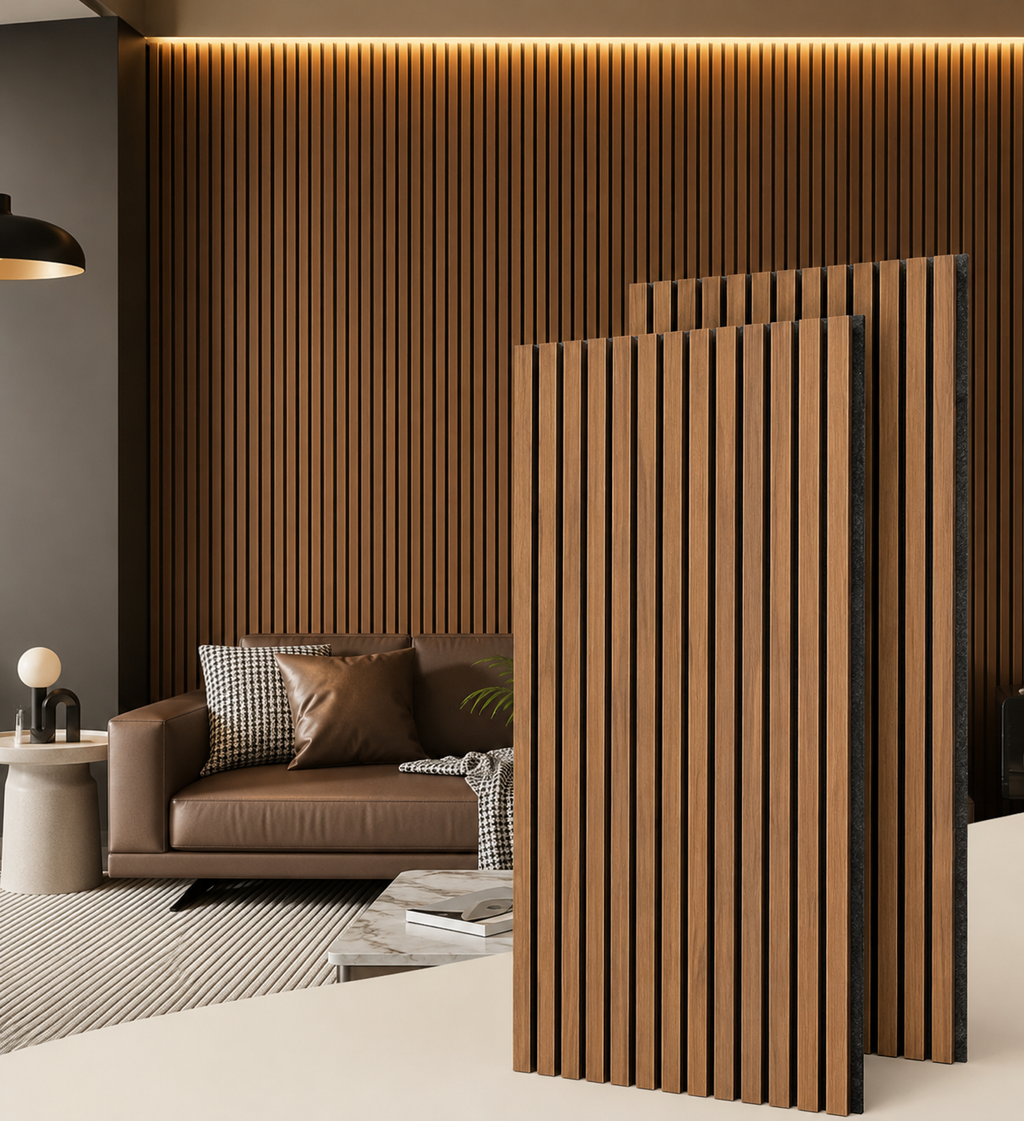 Acoustic Wood Slat Wall Panels