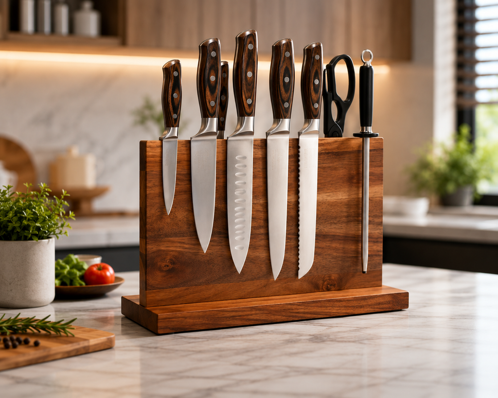 Magnetic Knife Block