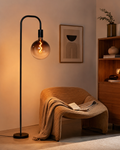 Modern Industrial Globe Floor Lamp