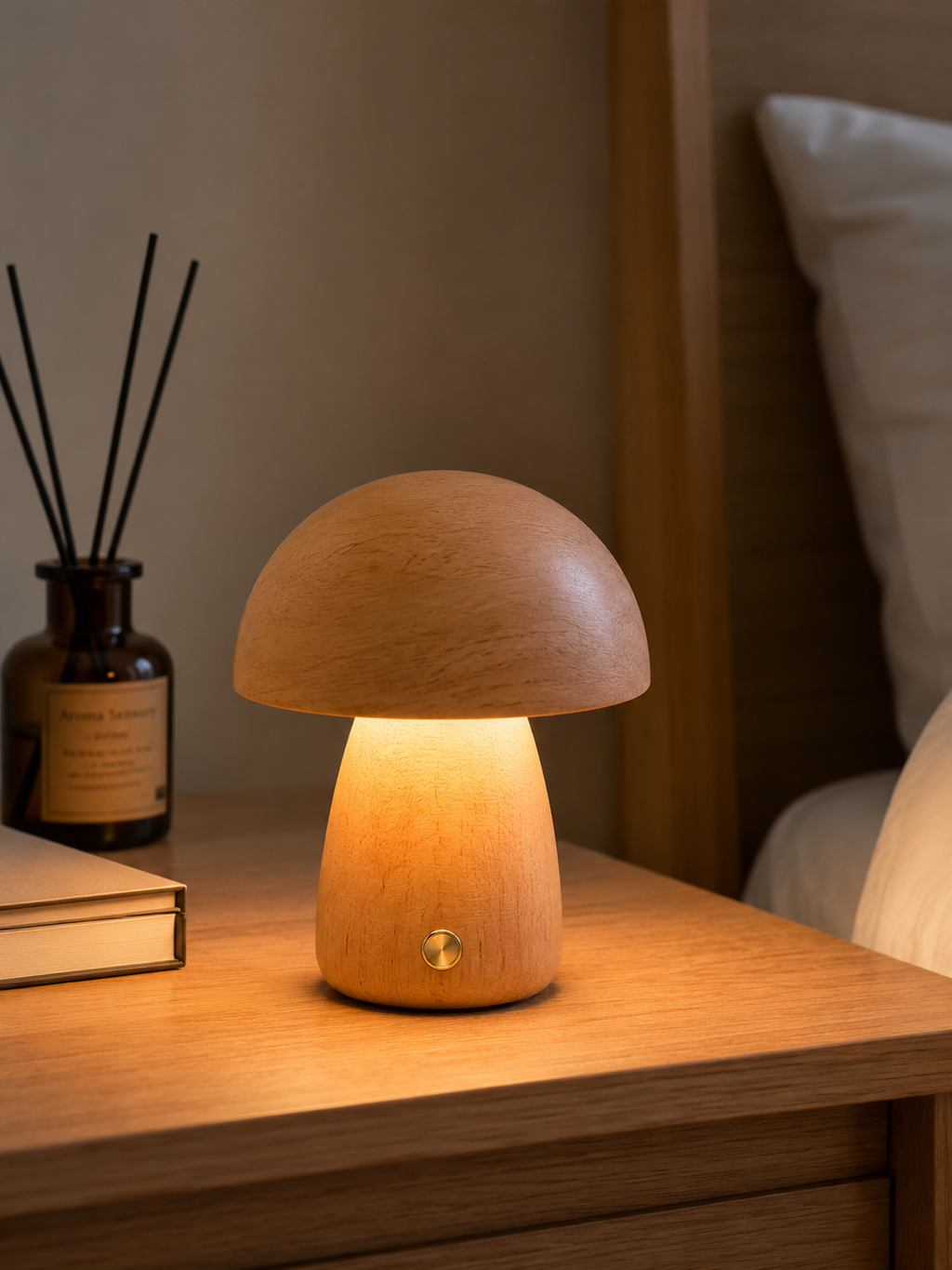 Rechargeable Mushroom Table Lamp