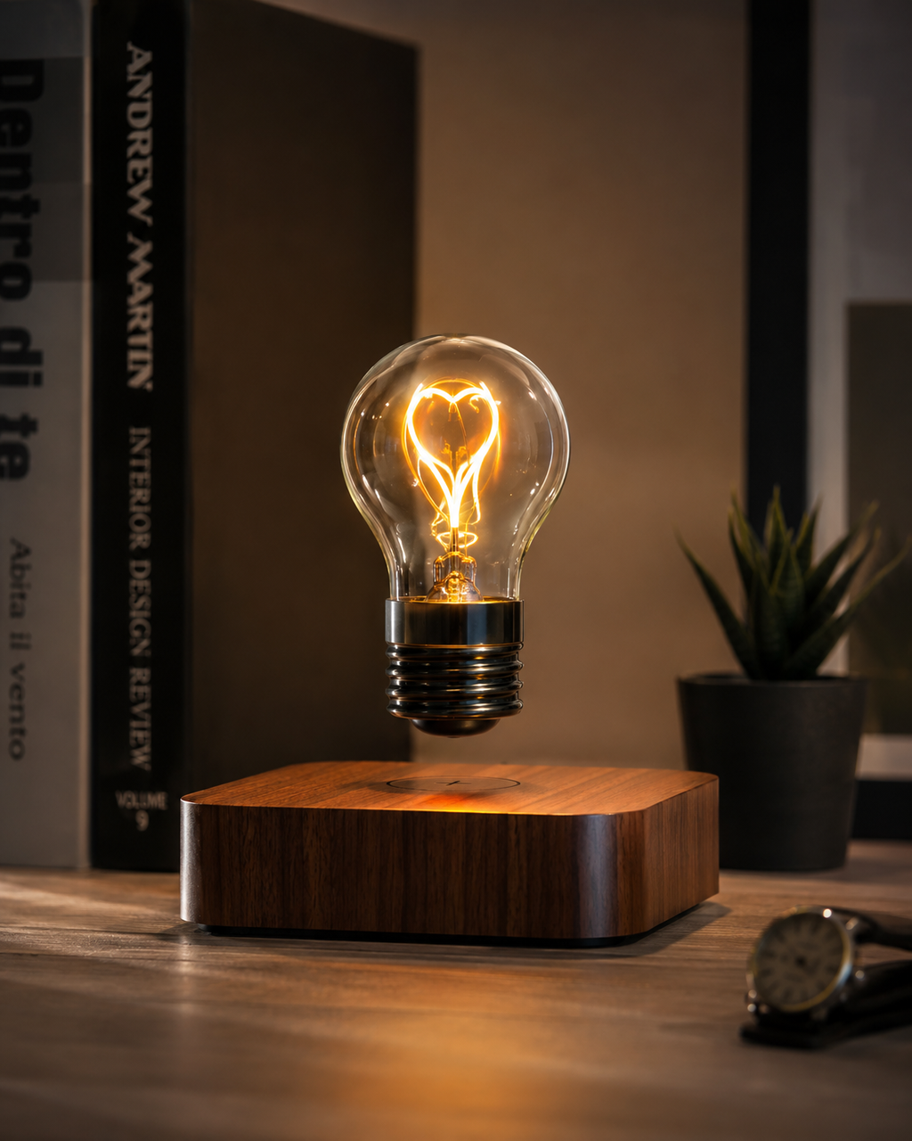 Magnetic Levitating Floating LED Bulb Lamp