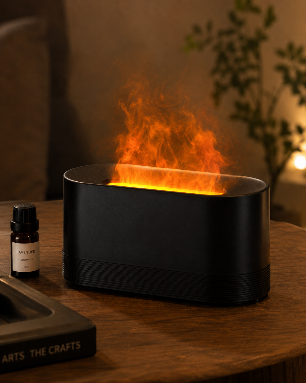 RGB Flame Aroma Diffuser Humidifier