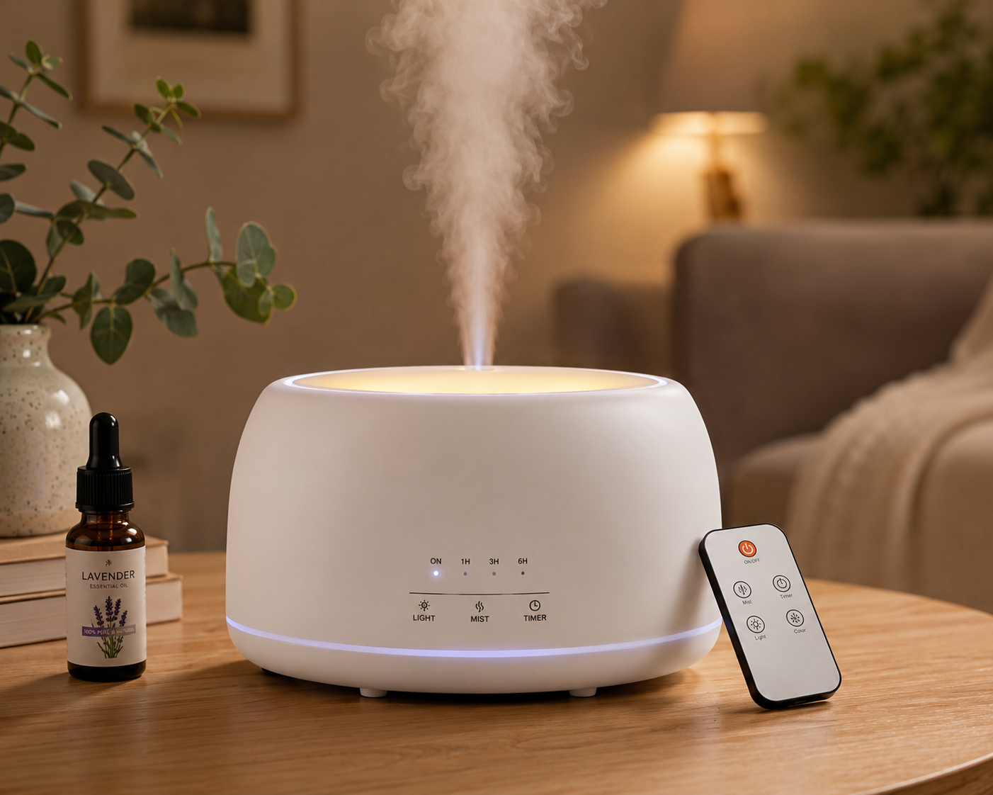 500ml Ultrasonic Essential Oil Diffuser