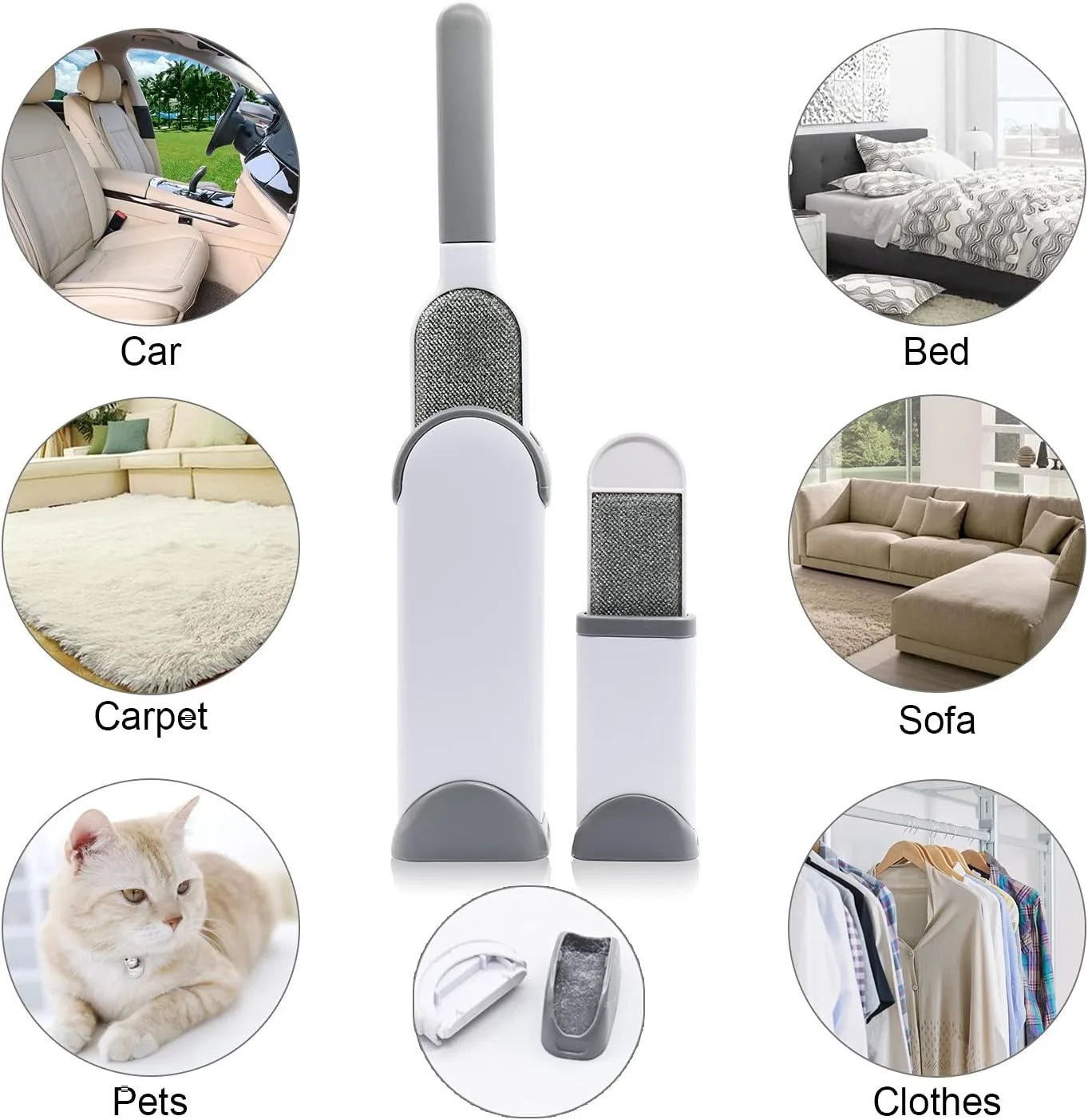 Pet Hair Remover Brush Set