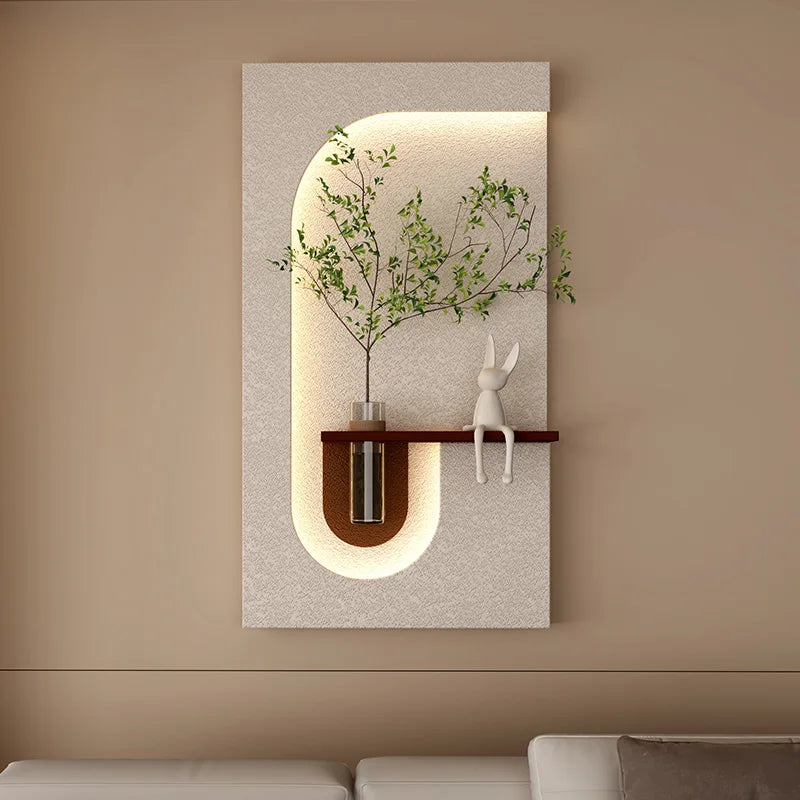 Modern Botanical LED Wall Art