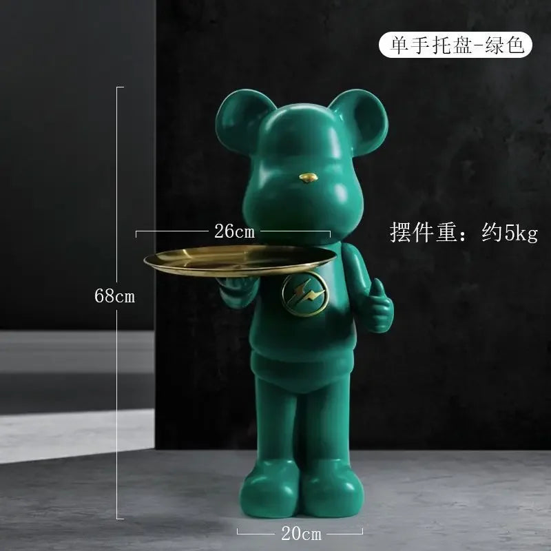 Luxury Bear Tray Sculpture