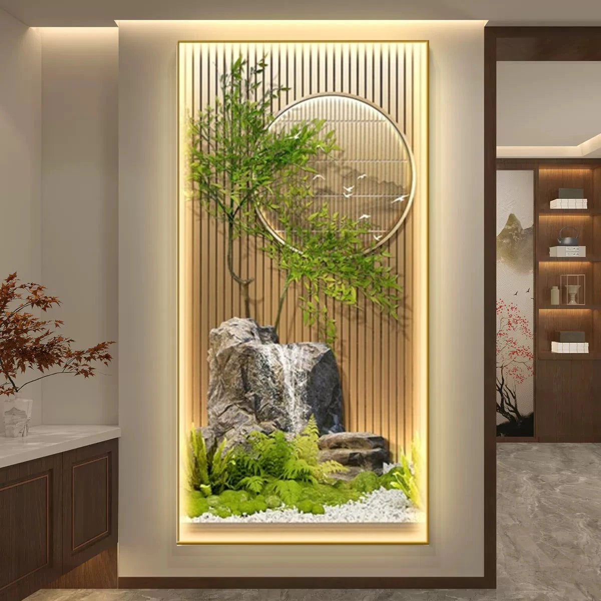 Bamboo Serenity LED Wall Art