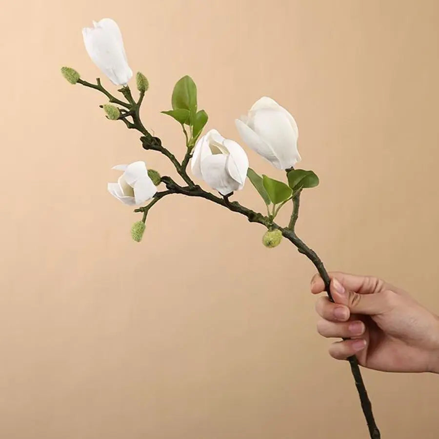 Artificial Silk Magnolia Bouquet