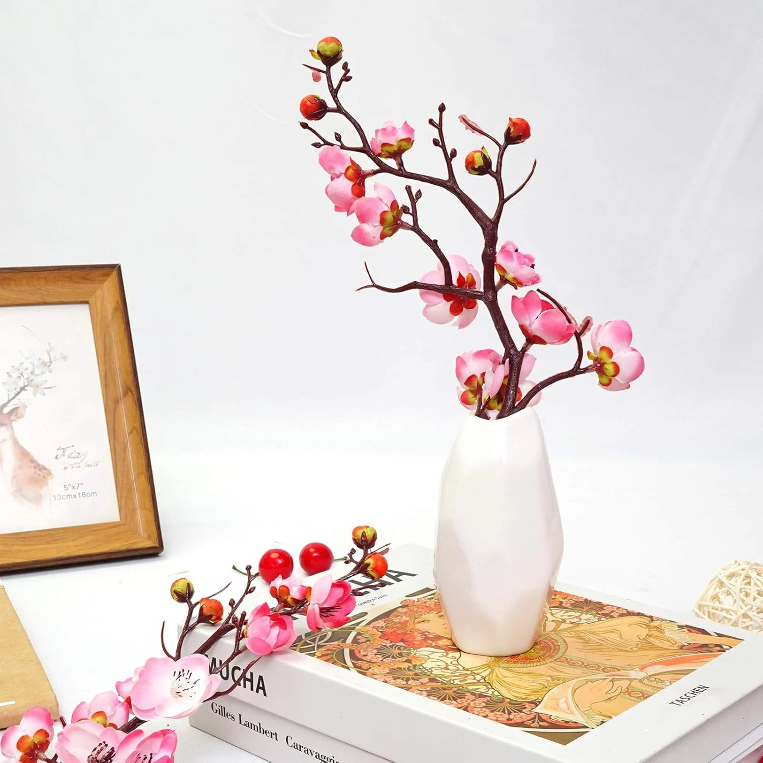 1-Stem Artificial Plum Blossom Branch