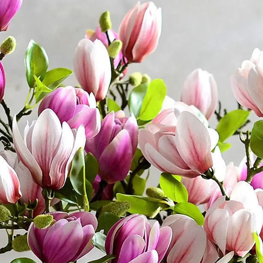 Artificial Silk Magnolia Bouquet