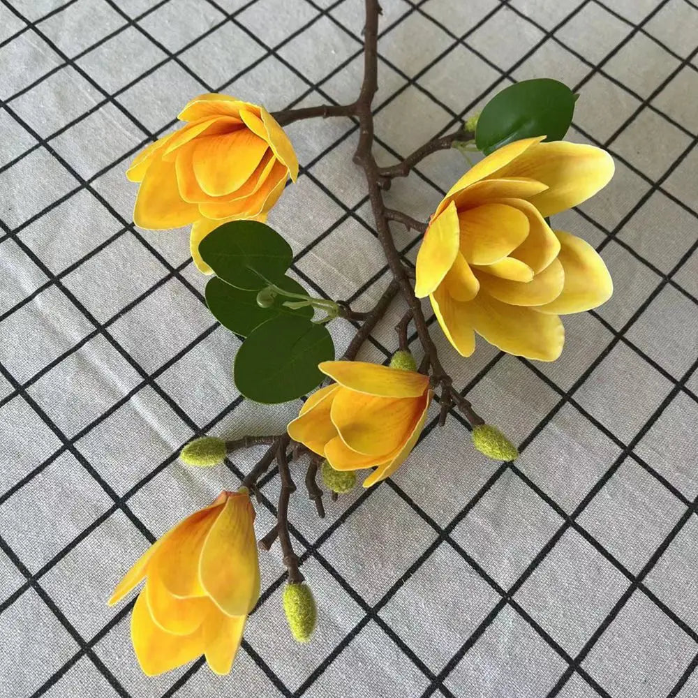 Artificial Silk Magnolia Bouquet