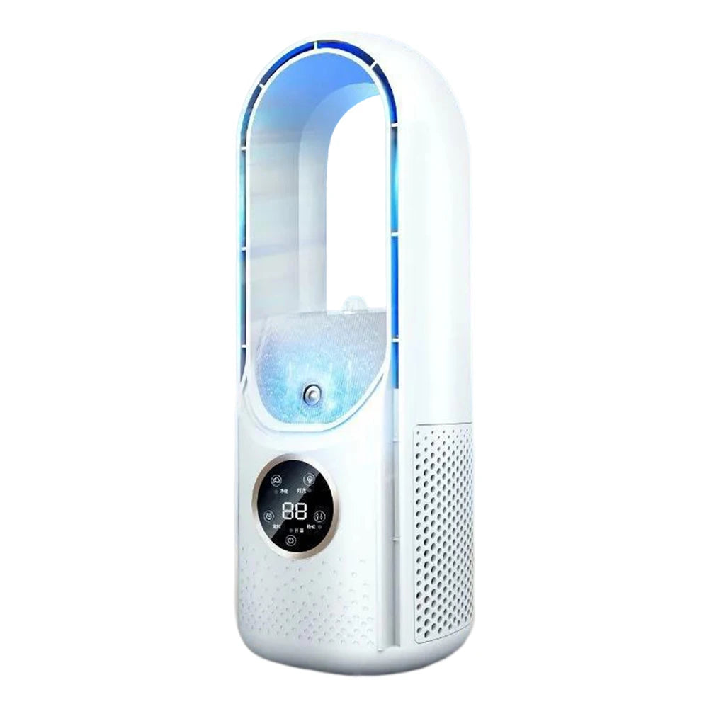 3-in-1 Bladeless Air Purifier, Humidifier & Purifier Tower