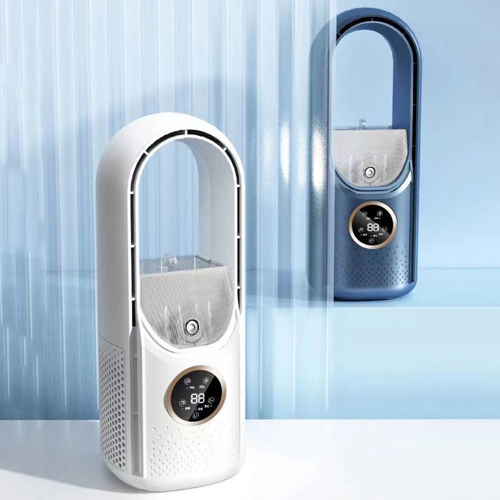 3-in-1 Bladeless Air Purifier, Humidifier & Purifier Tower