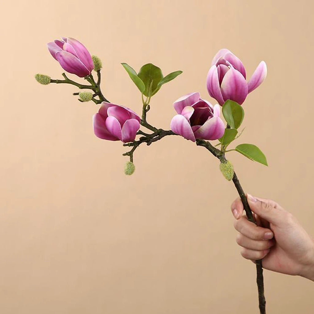 Artificial Silk Magnolia Bouquet