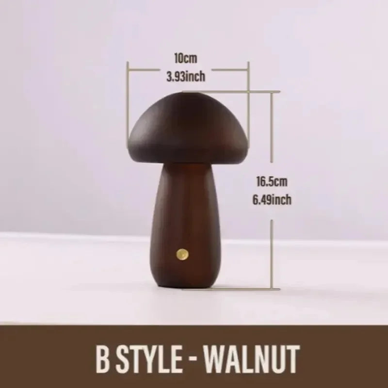Rechargeable Mushroom Table Lamp