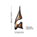 Artistic Abstract Wooden Streamline Sculpture