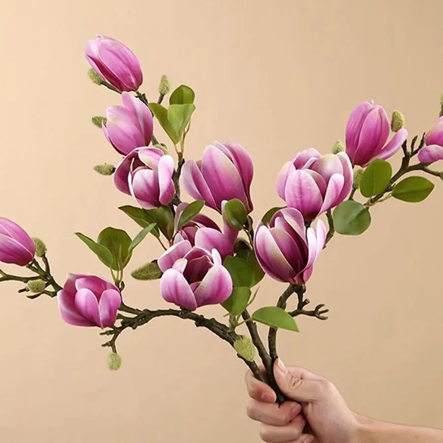 Artificial Silk Magnolia Bouquet