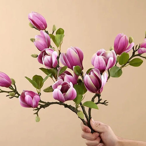 Artificial Silk Magnolia Bouquet