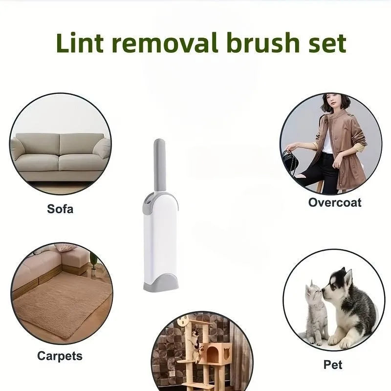 Pet Hair Remover Brush Set