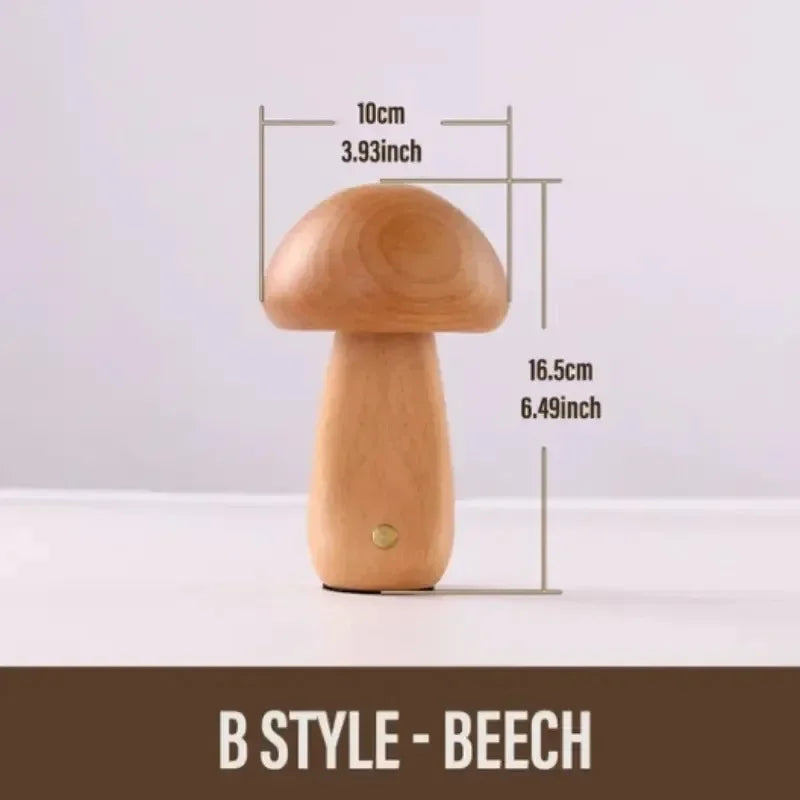 Rechargeable Mushroom Table Lamp