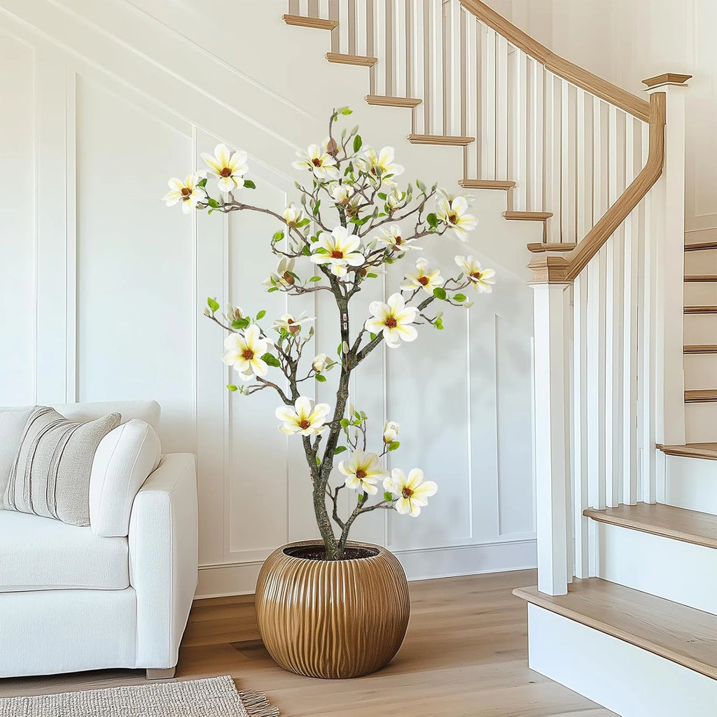 Artificial Magnolia Flower Tree