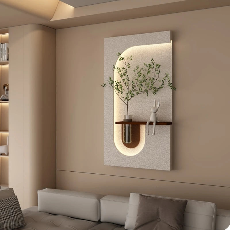 Modern Botanical LED Wall Art