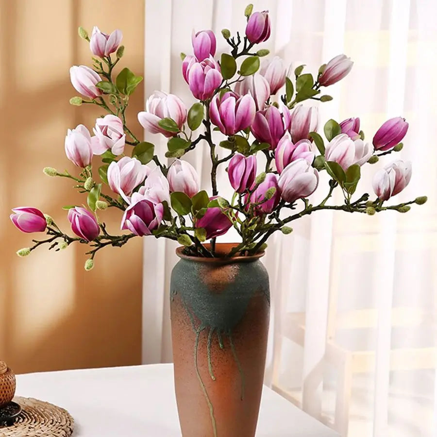 Artificial Silk Magnolia Bouquet