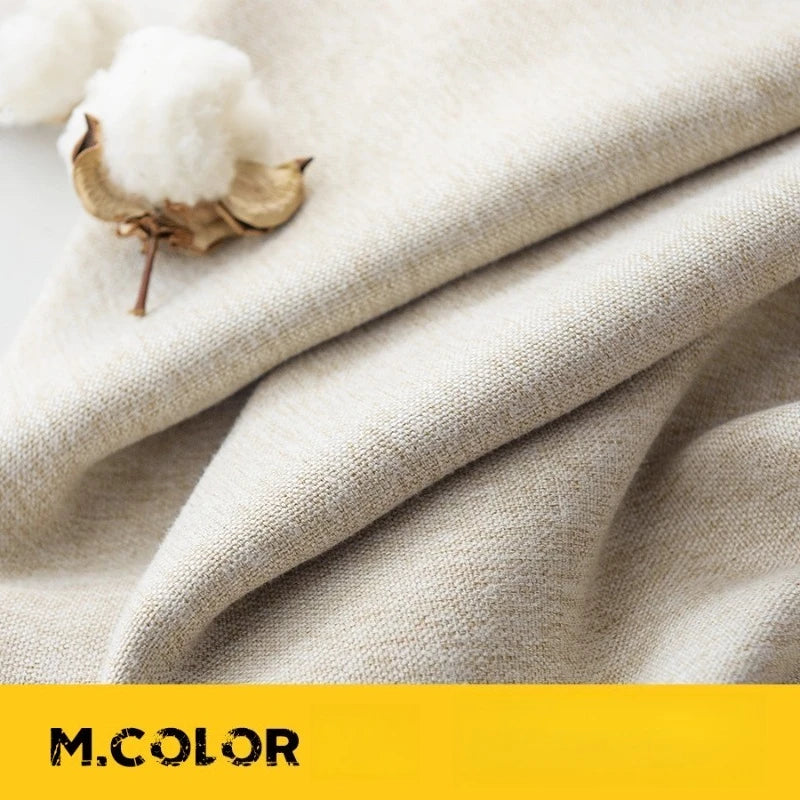 Modern Minimalist Cotton Linen Curtains