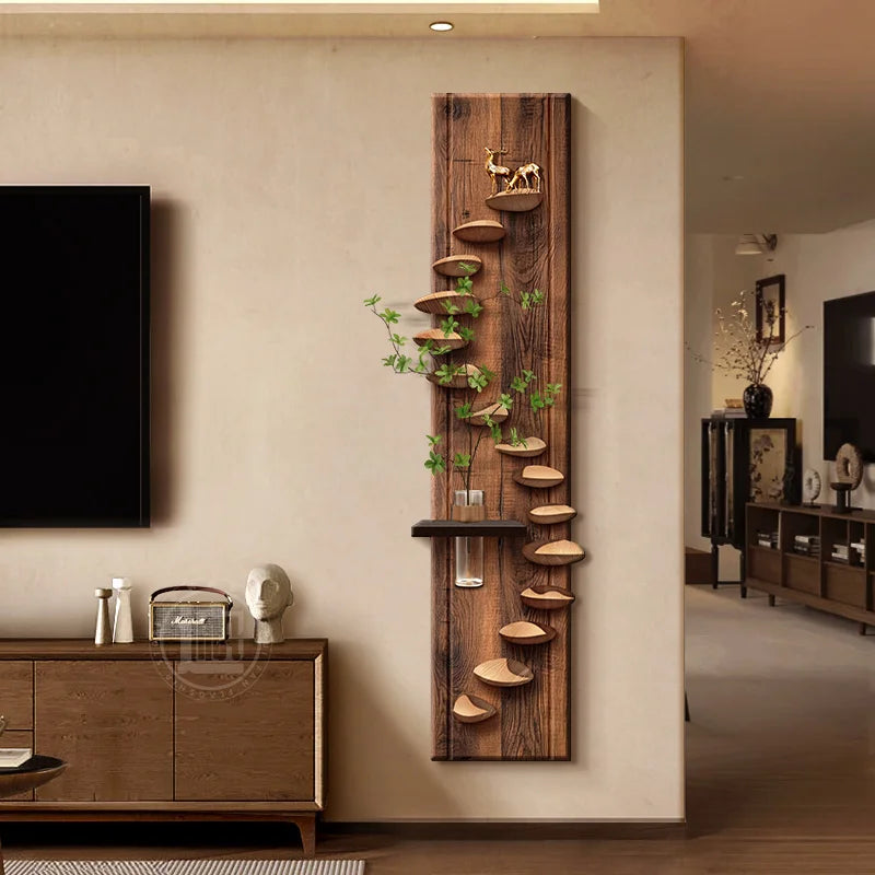 Prosperity Deer Vertical Wall Sculpture