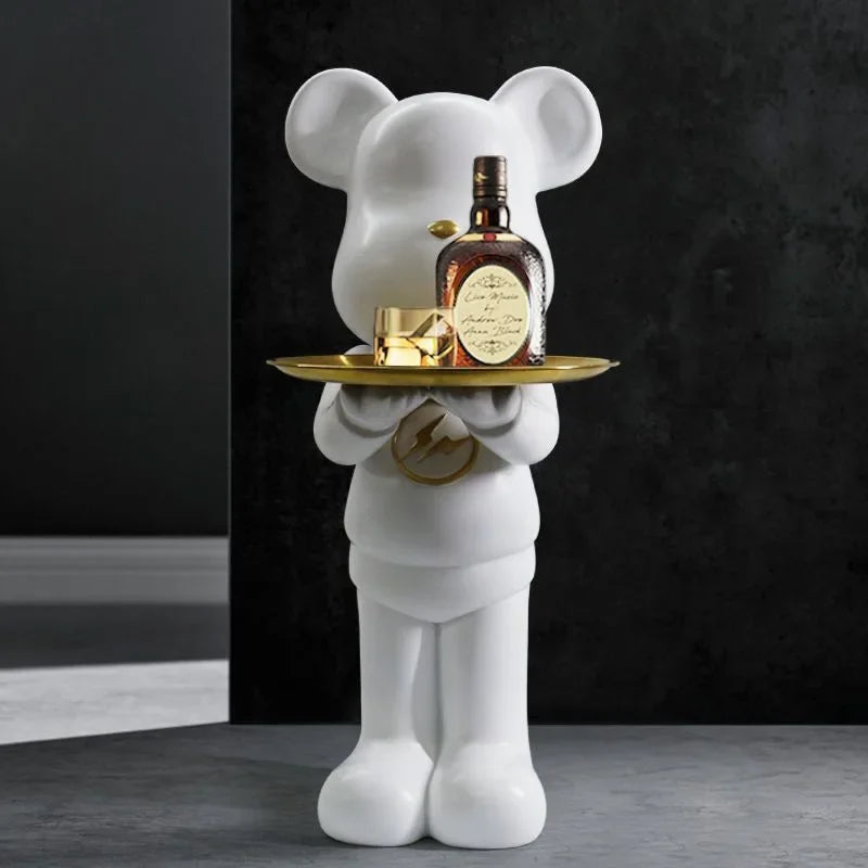 Luxury Bear Tray Sculpture