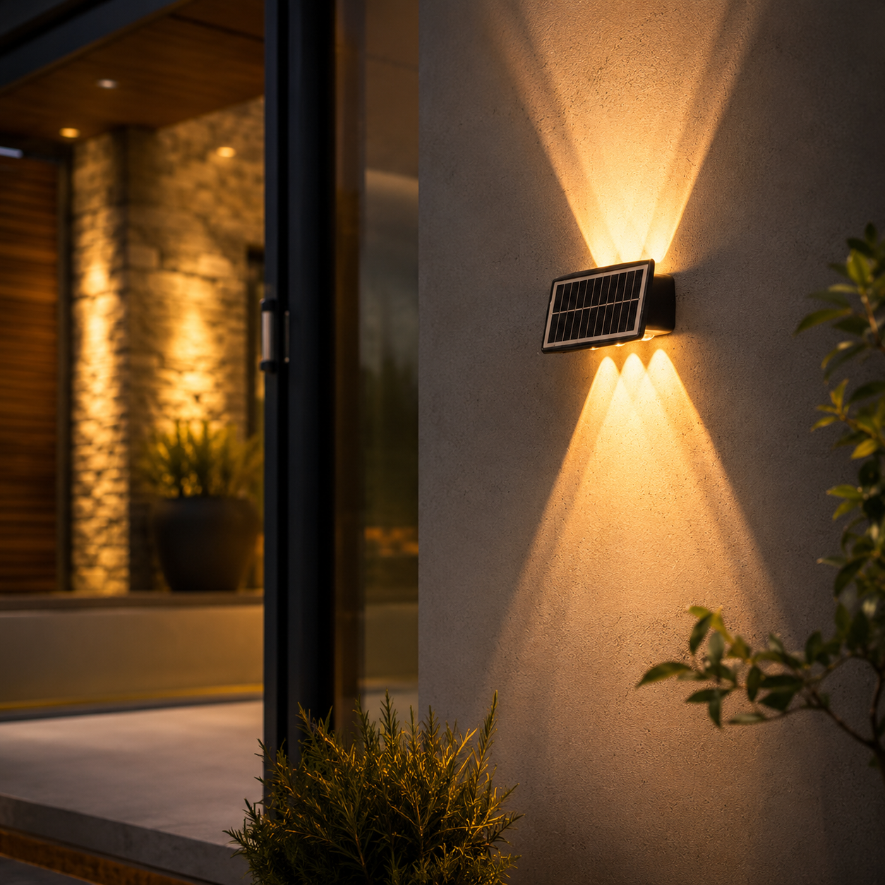 Solar Outdoor Wall Light